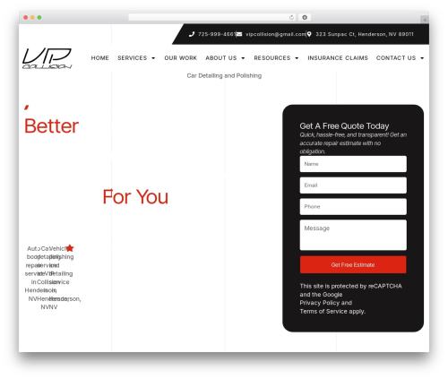 macchina WordPress theme - vipcollisionlv.com