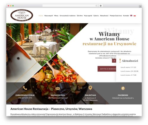 Millenium Studio Theme theme WordPress - restauracjaamericanhouse.pl