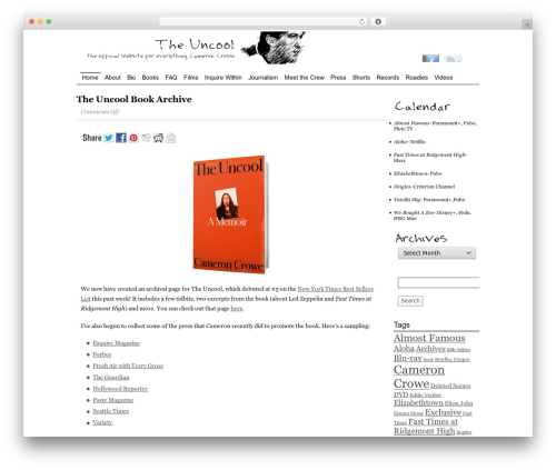 Plain Fields WordPress video theme - theuncool.com