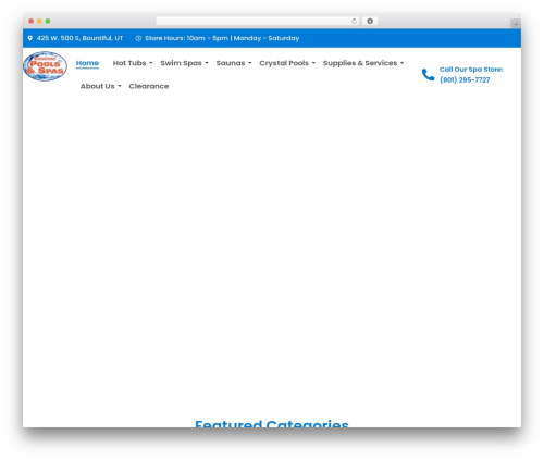 Pool services helper WordPress plugin - crystalutah.com