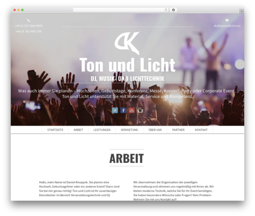 SCRN theme WordPress - tonundlicht.net