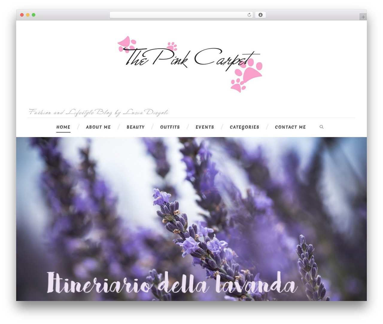 Simple Article WordPress theme - tpinkcarpet.com