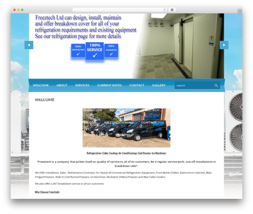 Summer WordPress theme - freeztech.com