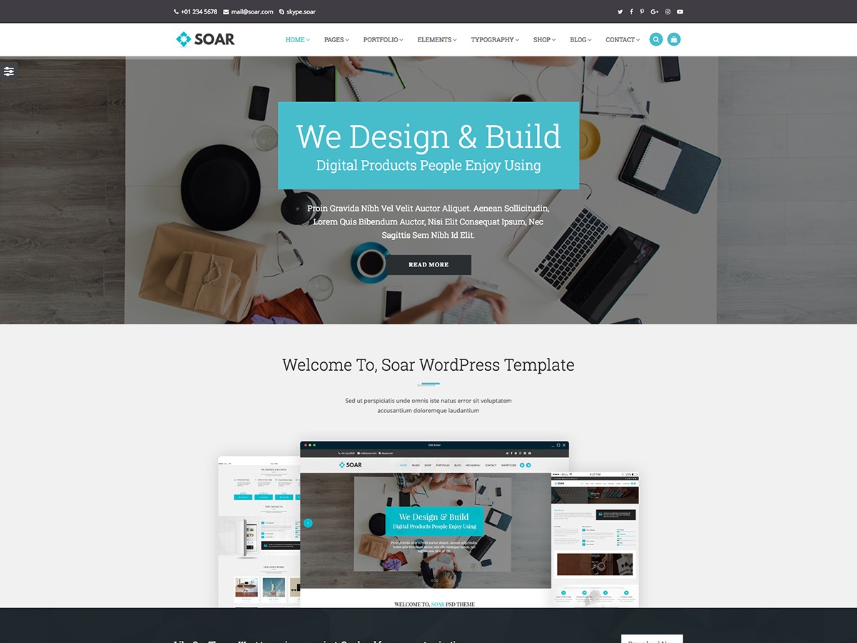 Theme WordPress Soar Theme WordPress Soar