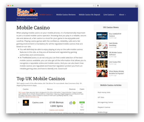 Latest Posts Widget (latest-posts-widget) free WordPress plugin - themobilecasino.co.uk