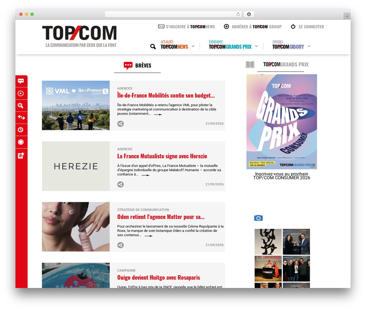 topcom WordPress theme - topcom.fr