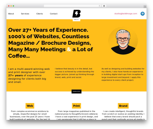 WordPress theme Bold Image - boldimage.com