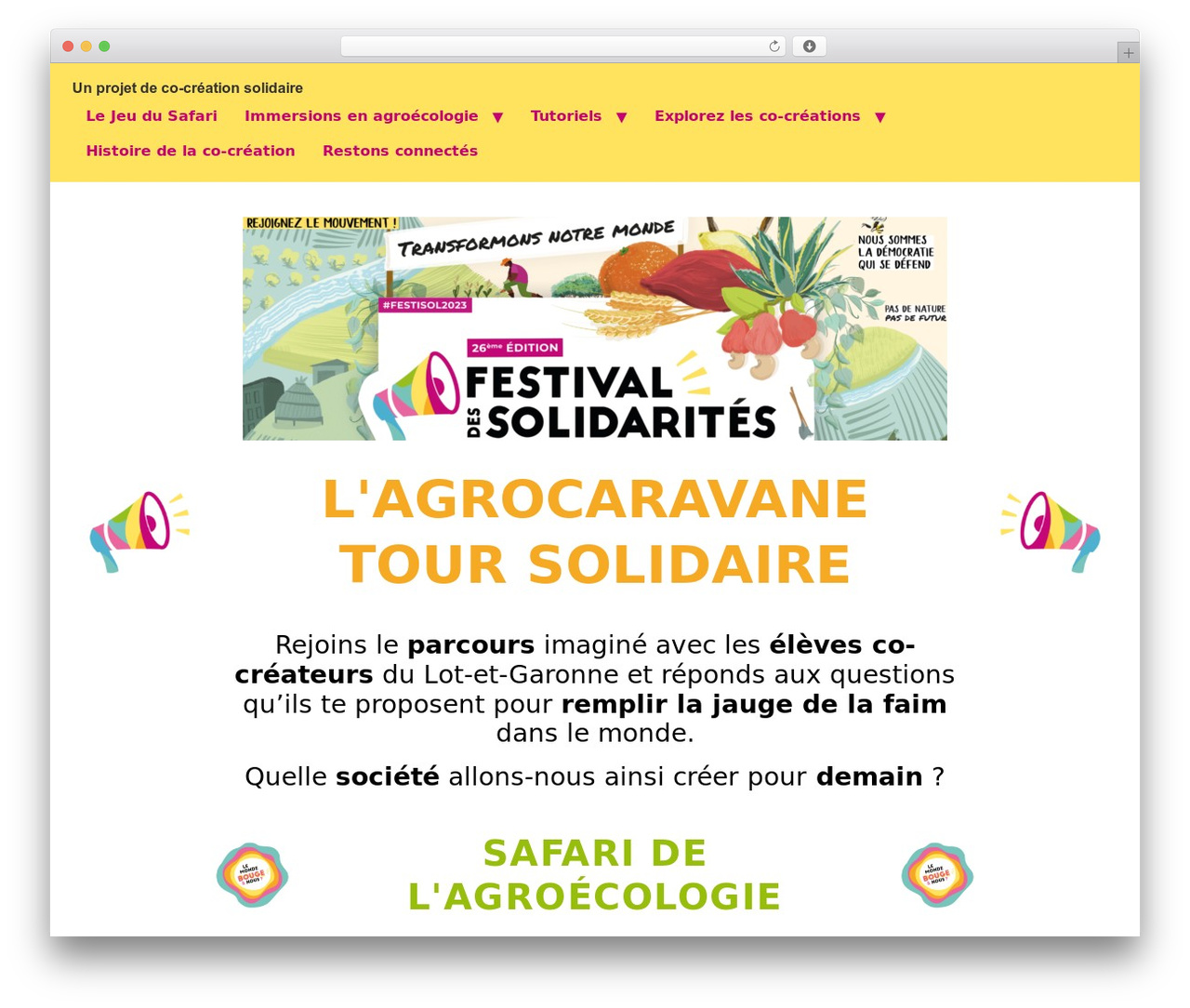 WordPress theme Hello Elementor - agrocaravanesolidaire.fr