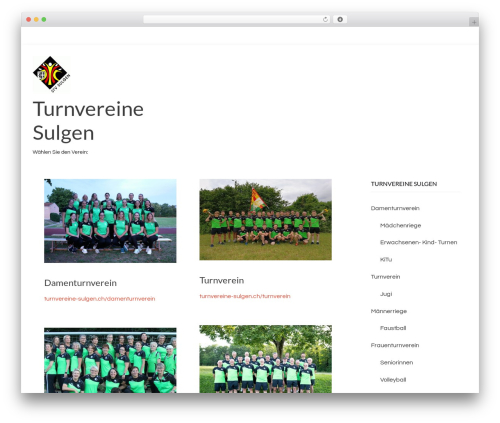 WordPress theme Keratin - turnvereine-sulgen.ch