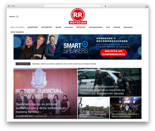 Theia post slider WordPress plugin - rrnoticias.mx