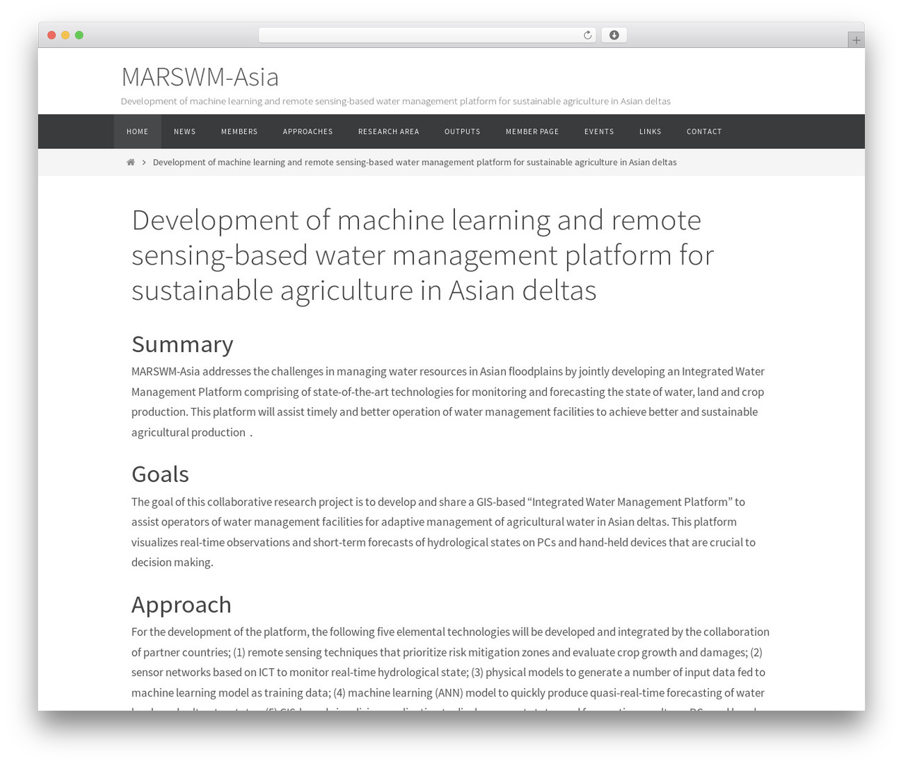 WordPress theme Nirvana - marswm-asia.net