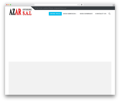 Clever portfolio WordPress plugin - azaroffshore.com
