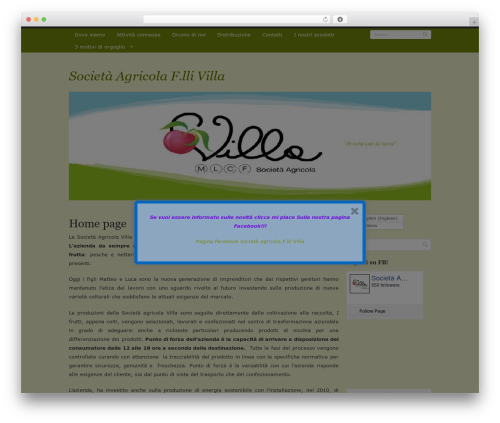 Rumput Hijau WordPress page theme - villafrutta.com