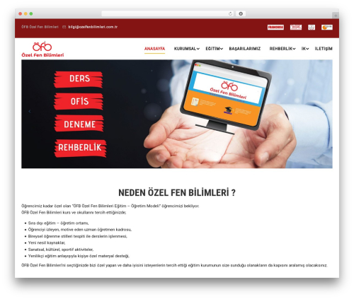 Theme WordPress Eduma - ozelfenbilimleri.com
