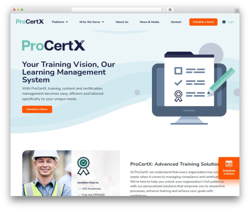 Theme WordPress ProCertX Theme - procertx.com