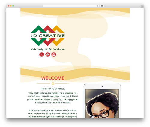 Wanium WordPress theme - jdcreative.org