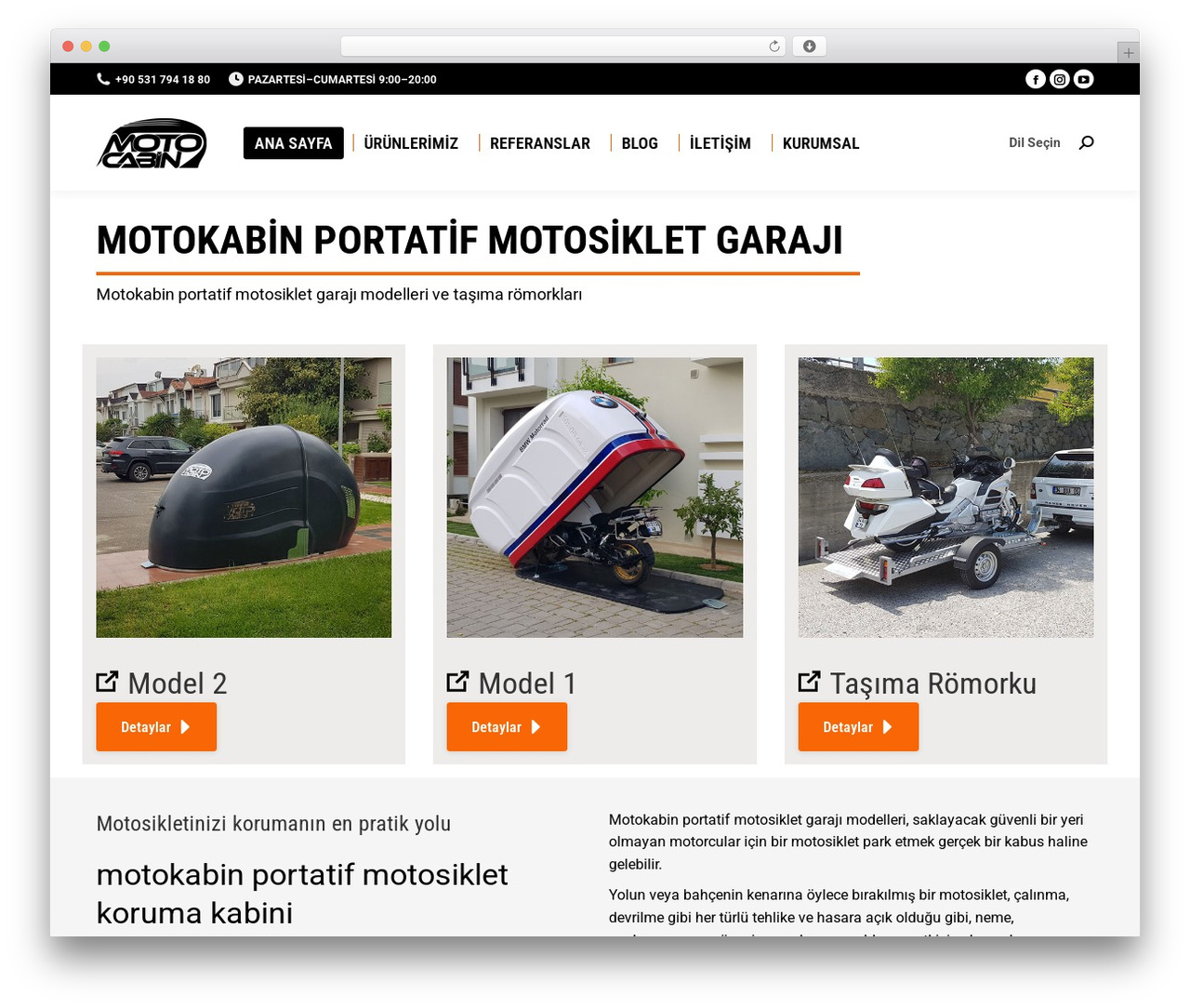 WordPress theme The7 Classic - motokabin.com