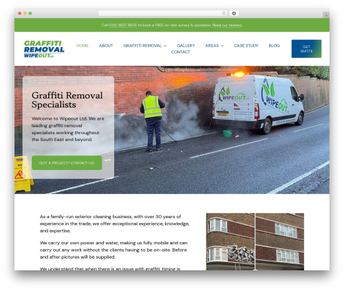 Beaf before and after gallery pro WordPress plugin - graffiti-removal.co.uk