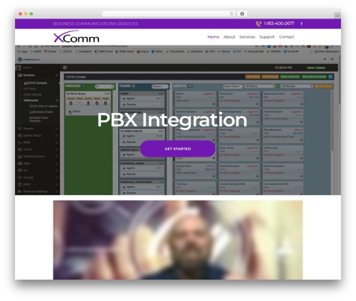 WordPress theme Cloudme - xcommvoip.com