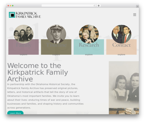 Genealogical tree pro WordPress plugin - kirkpatrickfamilyarchive.com
