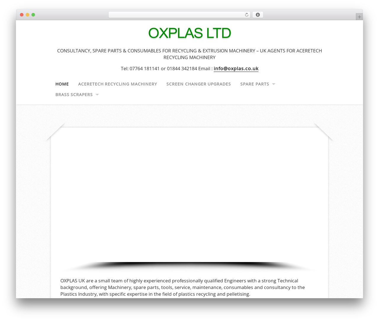 Capture WordPress theme - oxplas.co.uk Capture WordPress theme - oxplas.co.uk