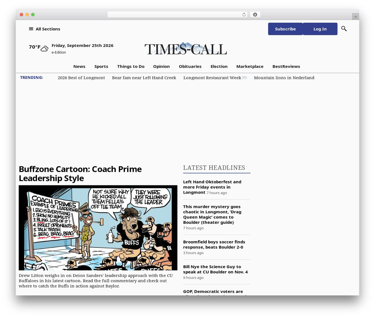 CMS WordPress theme - timescall.com