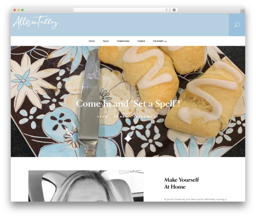 Divi WP theme - allisontalley.com