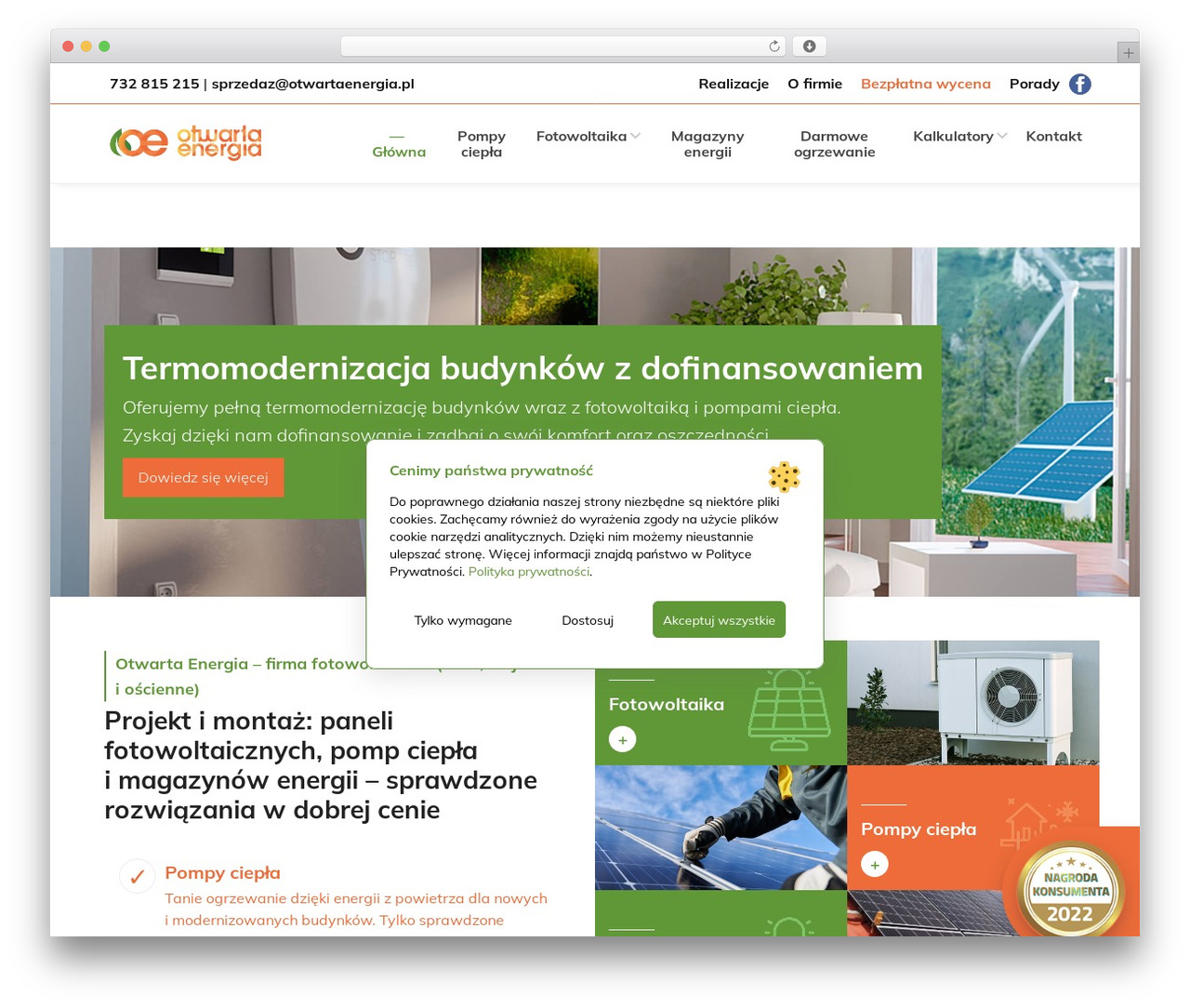 ECHO Theme WP theme - otwartaenergia.pl