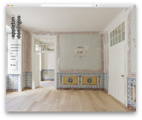 Reframe Plus top WordPress theme - appletondomingos.pt
