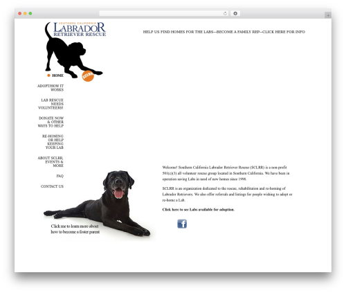 SCLRR theme WordPress - sclrr.org