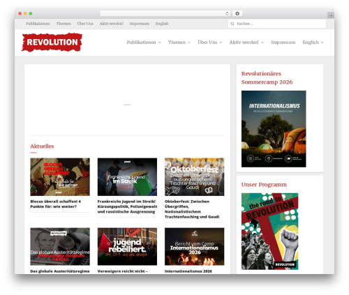 Theme WordPress Volt - onesolutionrevolution.de