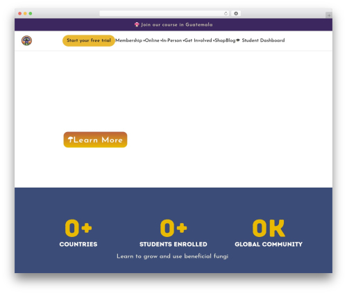 Fluent community WordPress plugin - fungiacademy.com