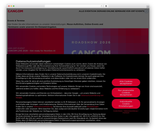Greyd plugin WordPress plugin - events.cancom.de