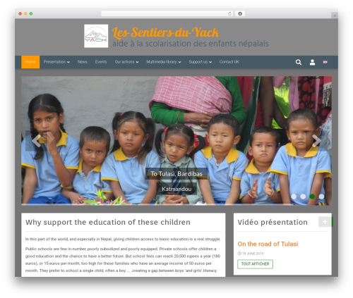 WordPress theme 6temflex - les-sentiers-du-yack.fr