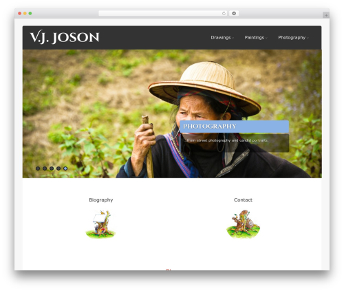 WordPress theme Asteria Lite - vjjoson.com