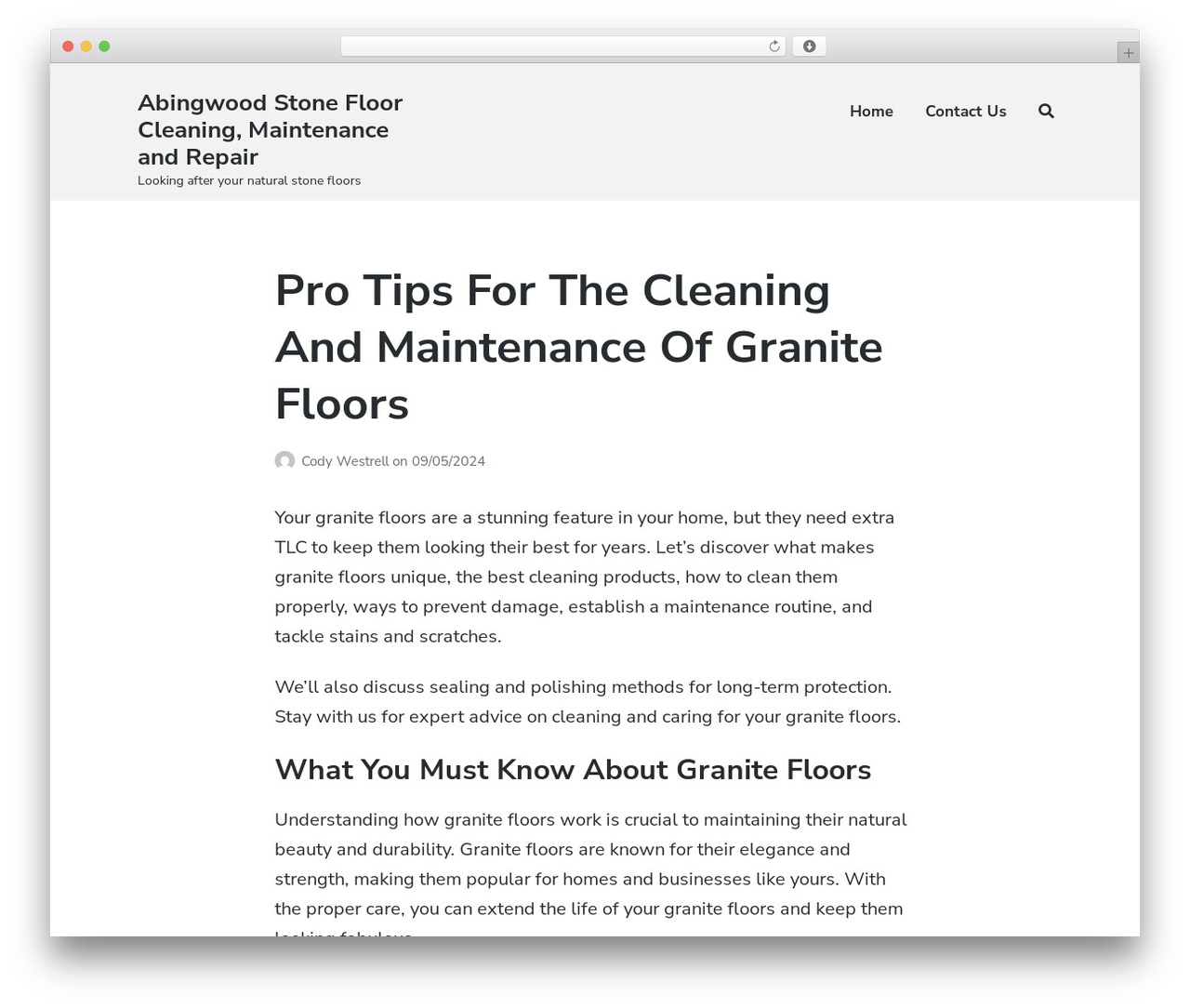WordPress theme Atomic Blocks - abingwoodflooring.com