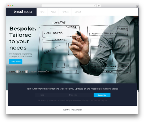 WordPress theme Ela - omadmedia.com