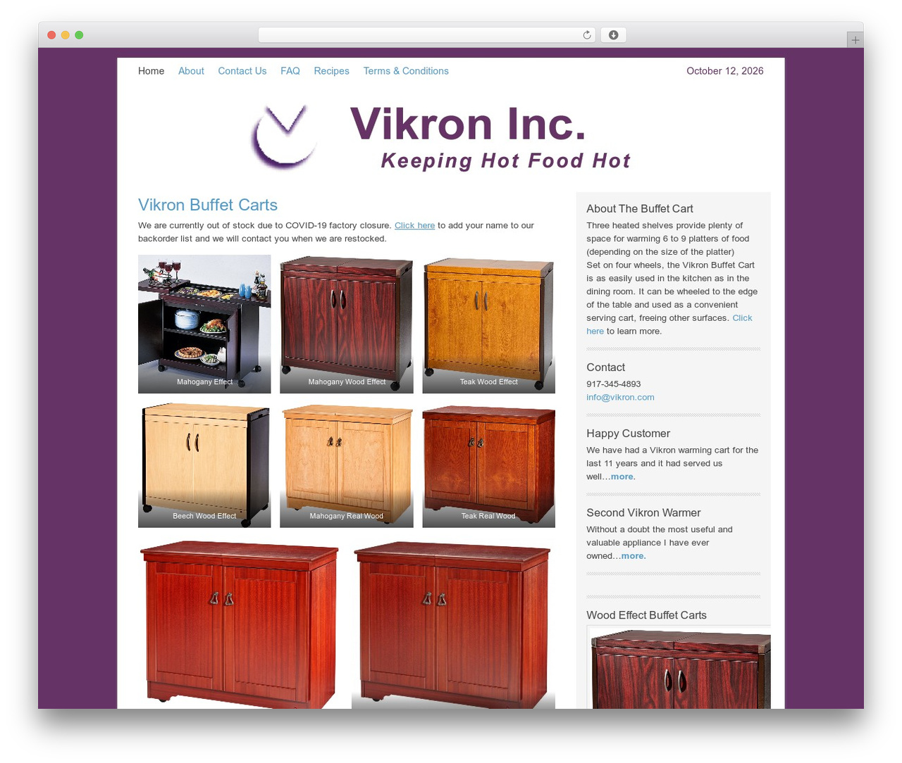 WordPress theme Genesis - vikron.com