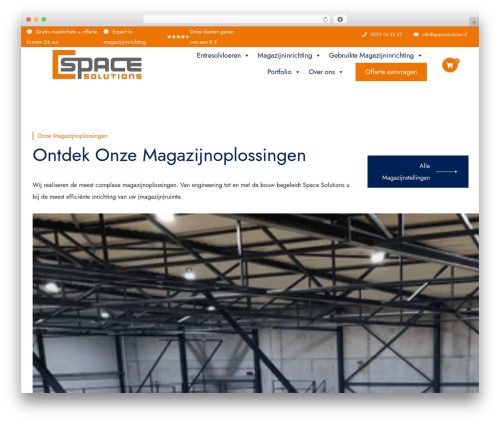 architeck WordPress theme - spacesolutions.nl