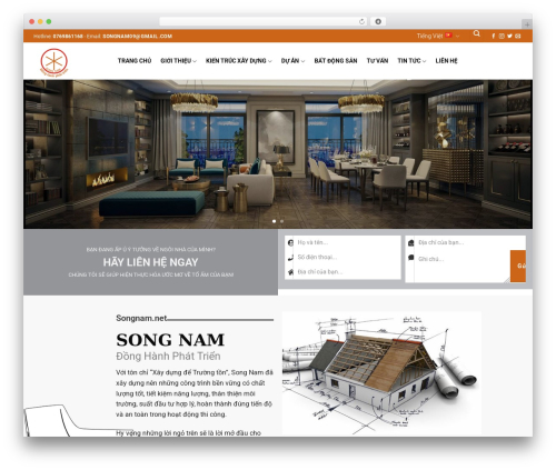 Architect WordPress theme - songnam.net