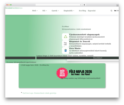 Product blocks pro WordPress plugin - ecowear.hu