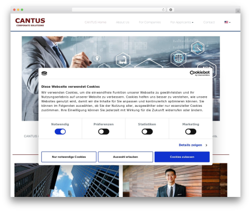Busiprof theme WordPress - cantus.com