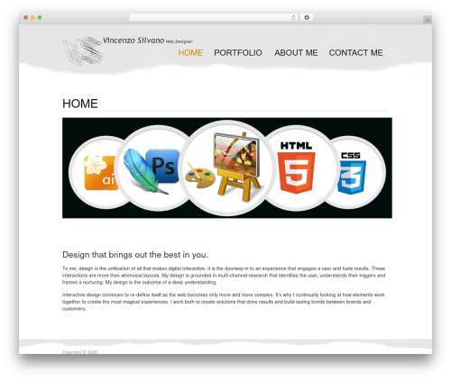 Caffeinated WordPress theme - vincenzosilvano.com