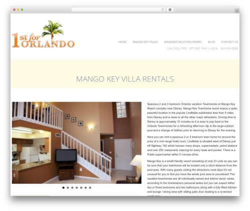 cherry WordPress website theme - orlandorentalvacations.com/portfolio-view/mango-key-villa-rentals