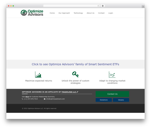 Clava WordPress theme - optimizeadvisors.com