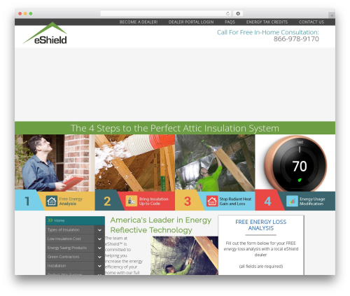 eShield Tech WP theme - eshield.net