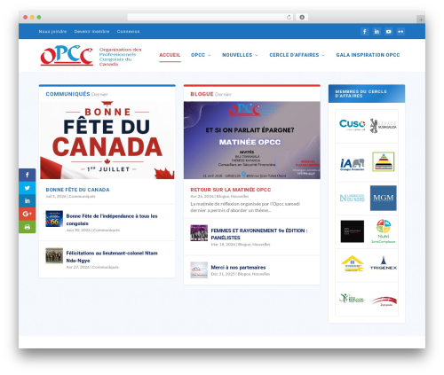 Extra theme WordPress - opcc-canada.org