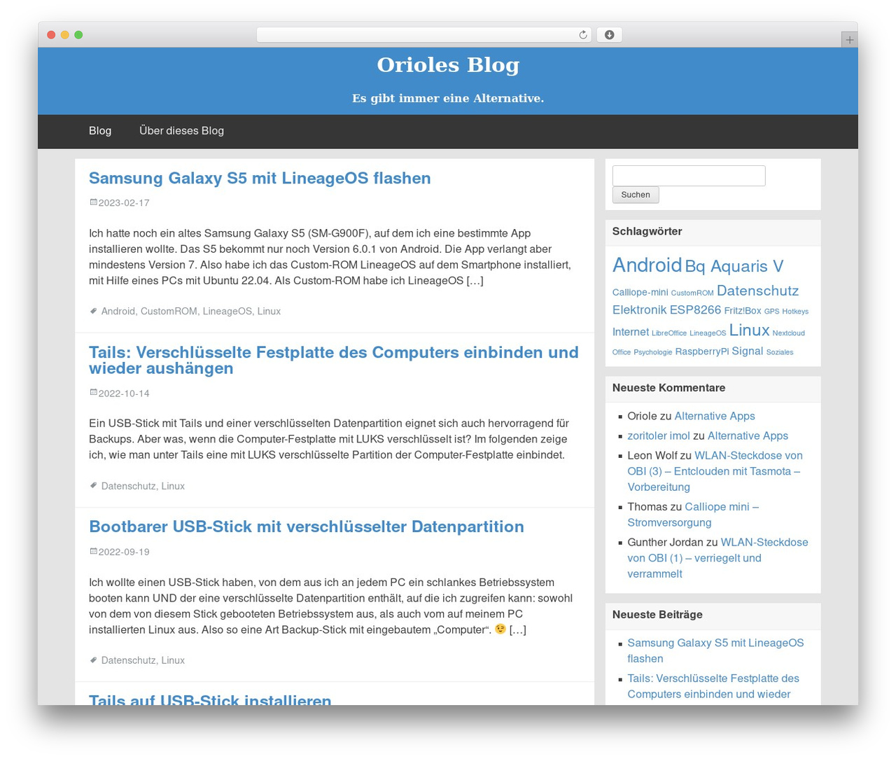 FlatBox best WordPress theme - orioles.de