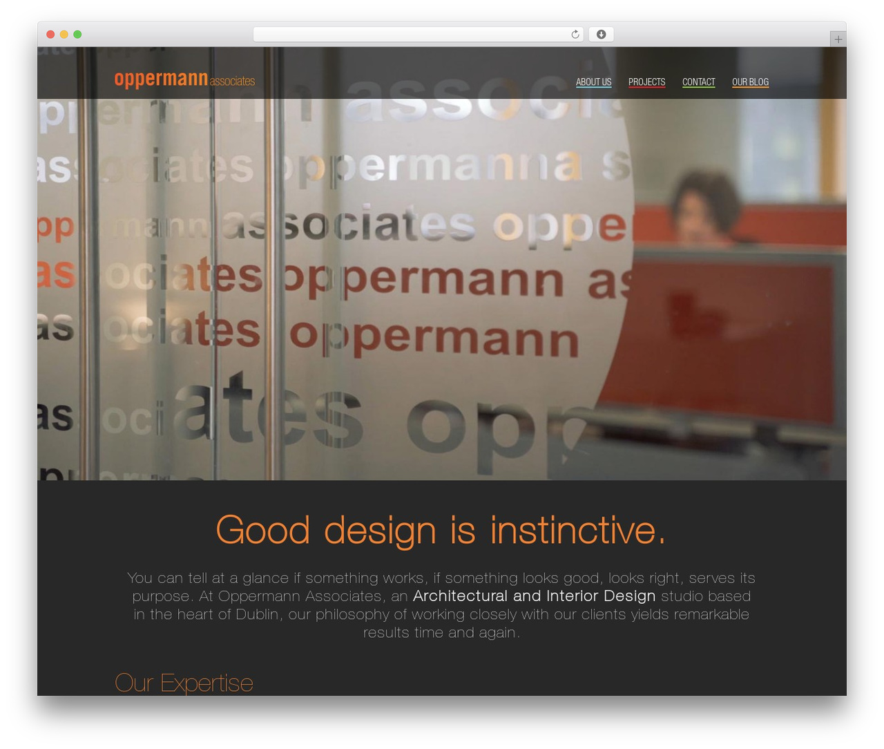 Oppermann WordPress theme - oppermann.ie
