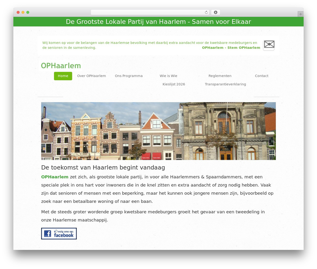 Planus best WordPress theme - ophaarlem.nl